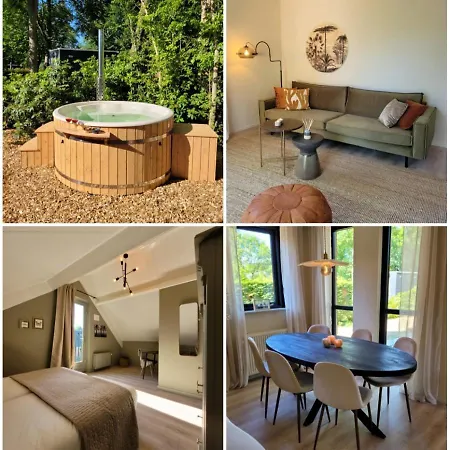 Retro Chic Wellness Met Hottub & Sauna * Ewijk