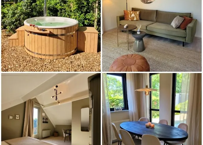 Retro Chic Wellness Met Hottub & Sauna * Ewijk